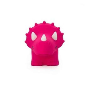 Dhink Triceratops Silikon 14x12x17 cm Pembe Gece Lambası