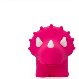Dhink Triceratops Silikon 14x12x17 cm Pembe Gece Lambası