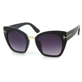 Di Caprio DC2167BLACK Siyah Gold Degrade Bold Cat Eye Kadın Güneş Gözlüğü