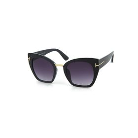 Di Caprio DC2167BLACK Siyah Gold Degrade Bold Cat Eye Kadın Güneş Gözlüğü