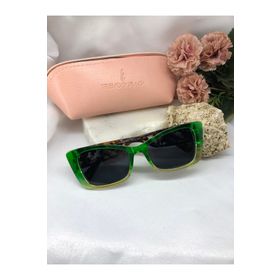 Di Caprio Keds Cat Eye Yeşil Sarı Degrade Desenli Kadın Güneş Gözlüğü