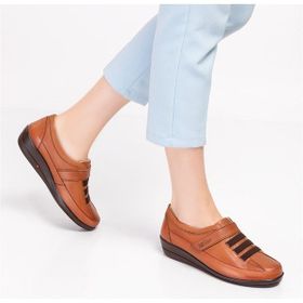 Dia Comfort 004 Taba Ortopedik Diyabetik Kadın Ayakkabı