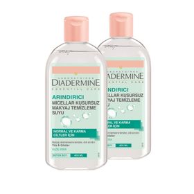 Diadermine Arındırıcı Micellar Kusursuz 2x400 ml Makyaj Temizleme Suyu