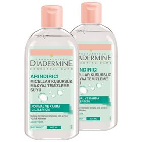 Diadermine Arındırıcı Micellar Kusursuz 2x400 ml Makyaj Temizleme Suyu