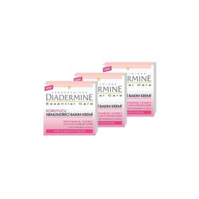 Diadermine Essential Care Koruyucu Nemlendirici 3x50 ml Bakım Kremi