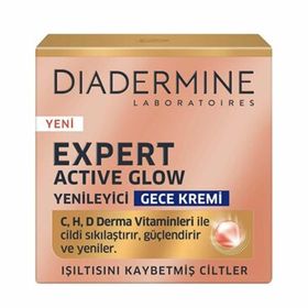 Diadermine Expert Active Glow Yenileyici 50 ml Gece Kremi