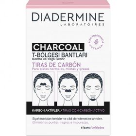 Diadermine Kömürlü T Bölgesi Bantları 6 Adet