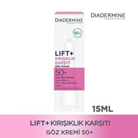 Diadermine Lift+ Kırışıklık Karşıtı 50+ Yaş 15 ml Göz Kremi