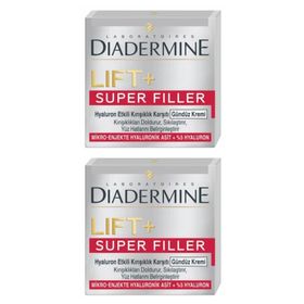Diadermine Lift+ Super Filler Yaşlanma Karşıtı 2x50 ml Gündüz Bakım Kremi