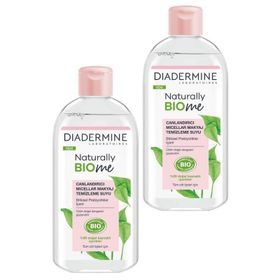 Diadermine Naturally Bio Me Canlandırıcı Micellar 2x400 ml Makyaj Temizleme Suyu