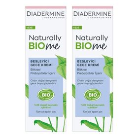 Diadermine Naturally Biome 2x50 ml Gece Kremi