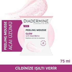 Diadermine Peeling Mousse Glow With Acai Berry 75 ml Yüz Temizleme Peelingi
