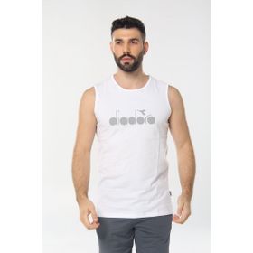 Diadora 1ATL01 Therm Beyaz Kolsuz Erkek T-shirt
