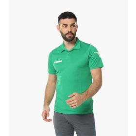 Diadora 1TSR06 Nacce Açık Yeşil Polo Yakalı Erkek T-Shirt