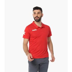 Diadora 1TSR06 Nacce Kırmızı Polo Yakalı Erkek T-Shirt