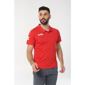 Diadora 1TSR06 Nacce Kırmızı Polo Yakalı Erkek T-Shirt