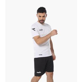 Diadora 60ŞRT02 Deliss Siyah Fermuar Cepli Likralı Erkek Şort
