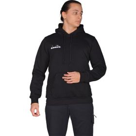 Diadora DDBER1030016 Siyah Pamuklu Spor Erkek Sweatshirt