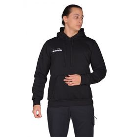 Diadora DDBER1030016 Siyah Pamuklu Spor Erkek Sweatshirt