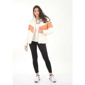 Diadora Panel Detailed Lightweight W Be One Krem Renk Kadın Mont