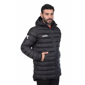 Diadora Roy Anarok Siyah Erkek Şişme Uzun Mont