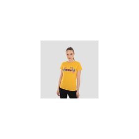 Diadora Ss Iconic Hardal Sarı Kadın T-shirt