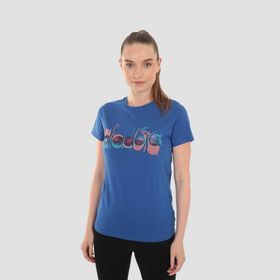 Diadora Ss Iconic Saks Mavi Kadın T-shirt