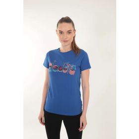 Diadora Ss Iconic Saks Mavi Kadın T-shirt