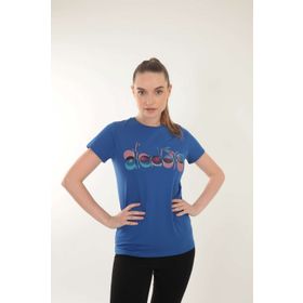 Diadora Ss Iconic Saks Mavi Kadın T-shirt