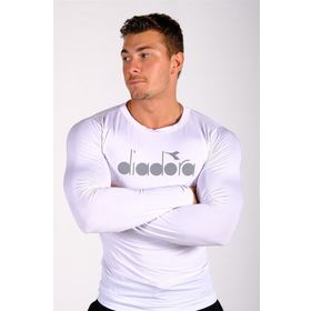 Diadora TSRT-ZN Beyaz Uzun Kollu Erkek T-shirt