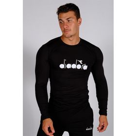 Diadora TSRT-ZN Siyah Uzun Kollu Erkek T-shirt
