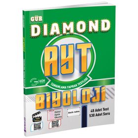 Diamond AYT Biyoloji Tamamlama Yaprak Testleri - Gür Yayınları