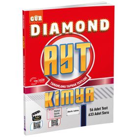 Diamond AYT Kimya Tamamlama Yaprak Testleri - Gür Yayınları