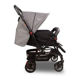 Diamond Baby DBSBA100 Gri Sapphire Çift Yönlü Bebek Arabası