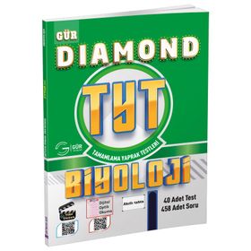 Diamond TYT Biyoloji Tamamlama Yaprak Testleri - Gür Yayınları