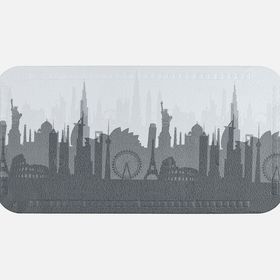 Diaqua City Desenli 35x71 cm Küvet İçi Paspas