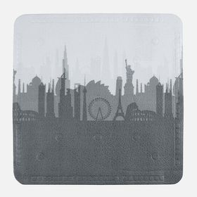 Diaqua City Desenli 54.5x54.5 cm Küvet İçi Paspas