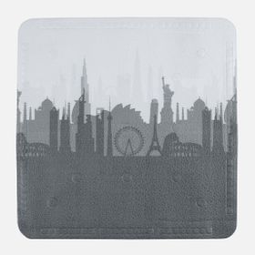 Diaqua City Desenli 54.5x54.5 cm Küvet İçi Paspas