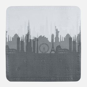 Diaqua City Desenli 54.5x54.5 cm Küvet İçi Paspas
