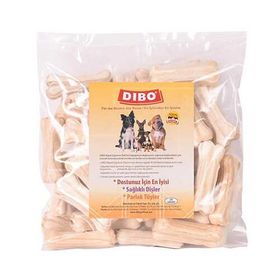 Dibo Beyaz Press 50'li 20-25 gr 7 cm Kemik Kopek Ödülü