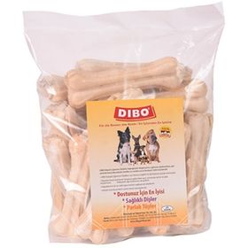 Dibo Beyaz Press Kemik 35'li 30-35 gr 10 cm Köpek Ödülü