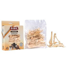 Dibo Kurutulmuş Kuzu Kelle Derisi Beyaz 100 gr Köpek Ödülü