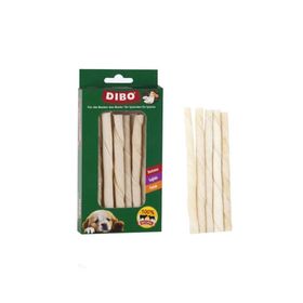 Dibo Sütlü Beyaz 12 cm 100 gr Burgu Çubuk Köpek Çiğneme Kemiği