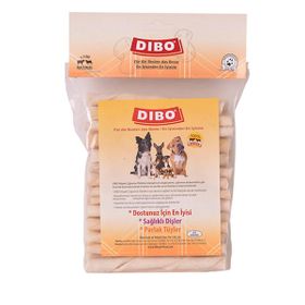 Dibo Sütlü Beyaz 12 cm 600 gr Burgu Çubuk Köpek Çiğneme Kemiği