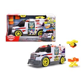 Dickie 203307003 Aksesuarlı, Sesli, Işıklı ve Dronlu Ambulans