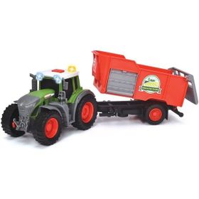 Dickie 203734001 Fendt 10 cm Römorklu Traktör