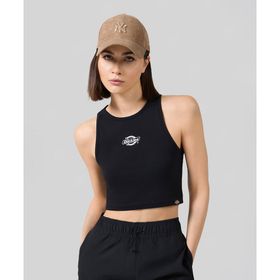 Dickies DK0A4Y8DBLK1-001 Powers Crop Top Siyah Kadın Atlet