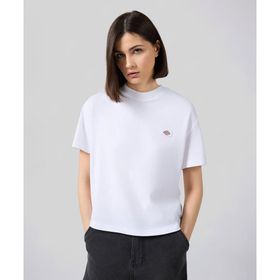 Dickies DK0A4Y8LWHX1-001 Beyaz Oakport Boxy TEE SS W Kadın Tişört