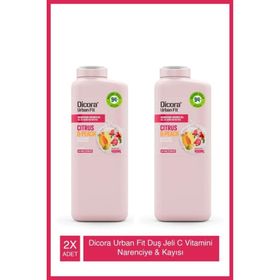 Dicora Urban Fit C Vitamini Narenciye Kayısı Aromalı 2x400 ml Duş Jeli