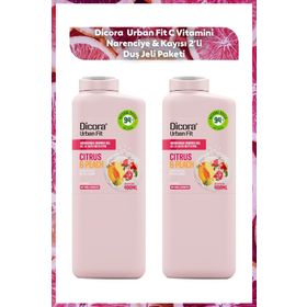 Dicora Urban Fit C Vitamini Narenciye Kayısı Aromalı 2x400 ml Duş Jeli
